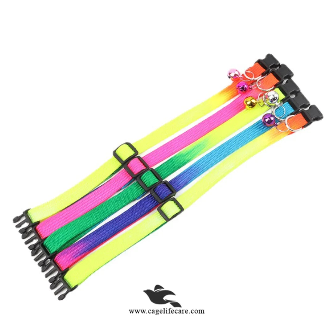 Rainbow Cat Collar – Adjustable, Colorful & Comfortable with Bell