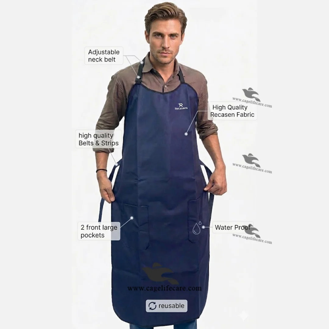 Protective apron for veterinary doctors and livestock handlers