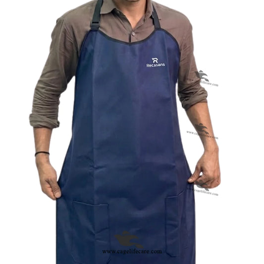 Lightweight durable apron with pockets for farm work
