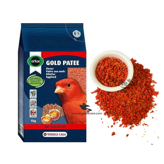 Gold Patee Canaries & Finches Red Eggfood (ORLUX) – Vibrant Plumage & Optimal Health