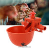 Red Auto Water Cup Drinker for Pigeons & Poultry