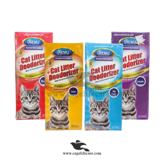 Remu Cat Litter Deodorizer with Activated Soda – 500G