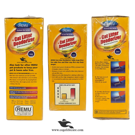 Remu Cat Litter Deodorizer with Activated Soda – 500G