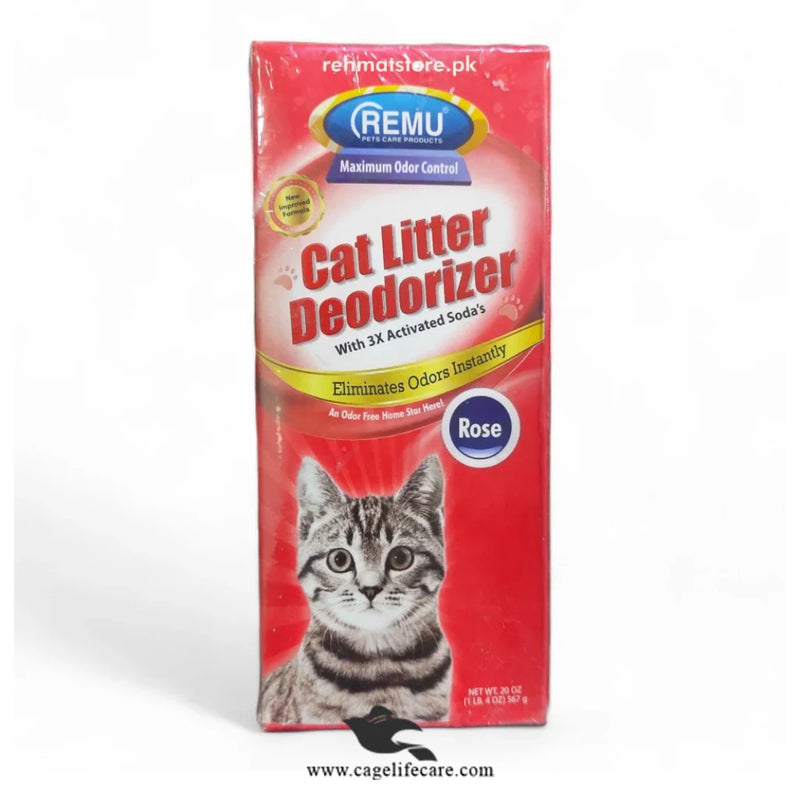 Remu Cat Litter Deodorizer with Activated Soda – 500G