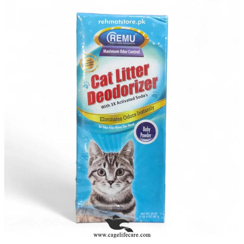 Remu Cat Litter Deodorizer with Activated Soda – 500G