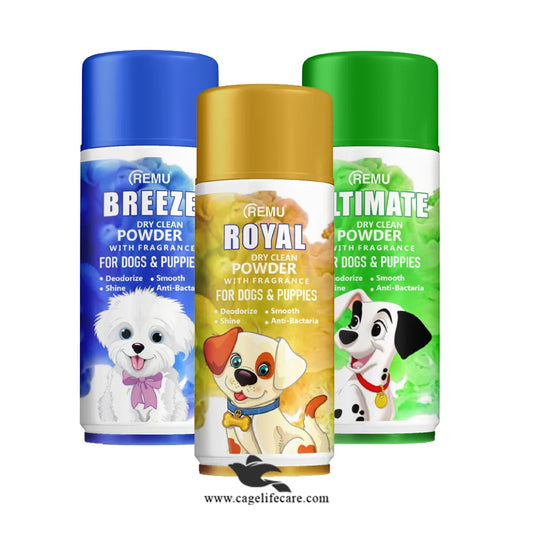Remu Dog & Puppy Dry Clean Bath Powder 225GM