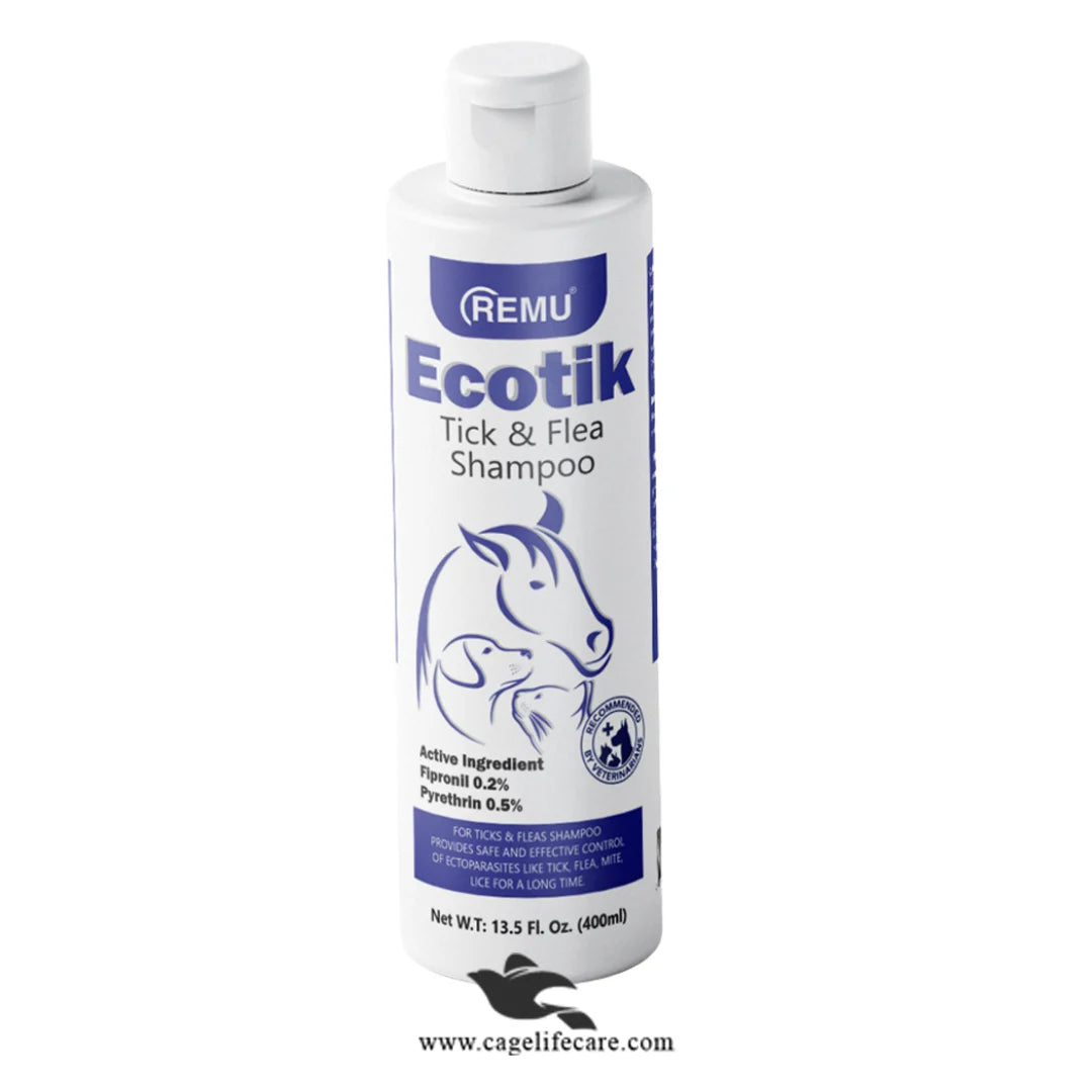 Remu Ecotik Tick & Flea Shampoo for Cats & Dogs