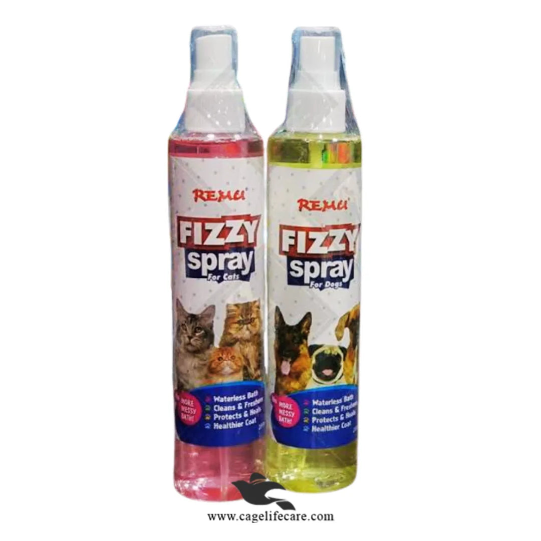 Remu Fizzy Spray Cat & Kitten 200ml – Waterless Bath