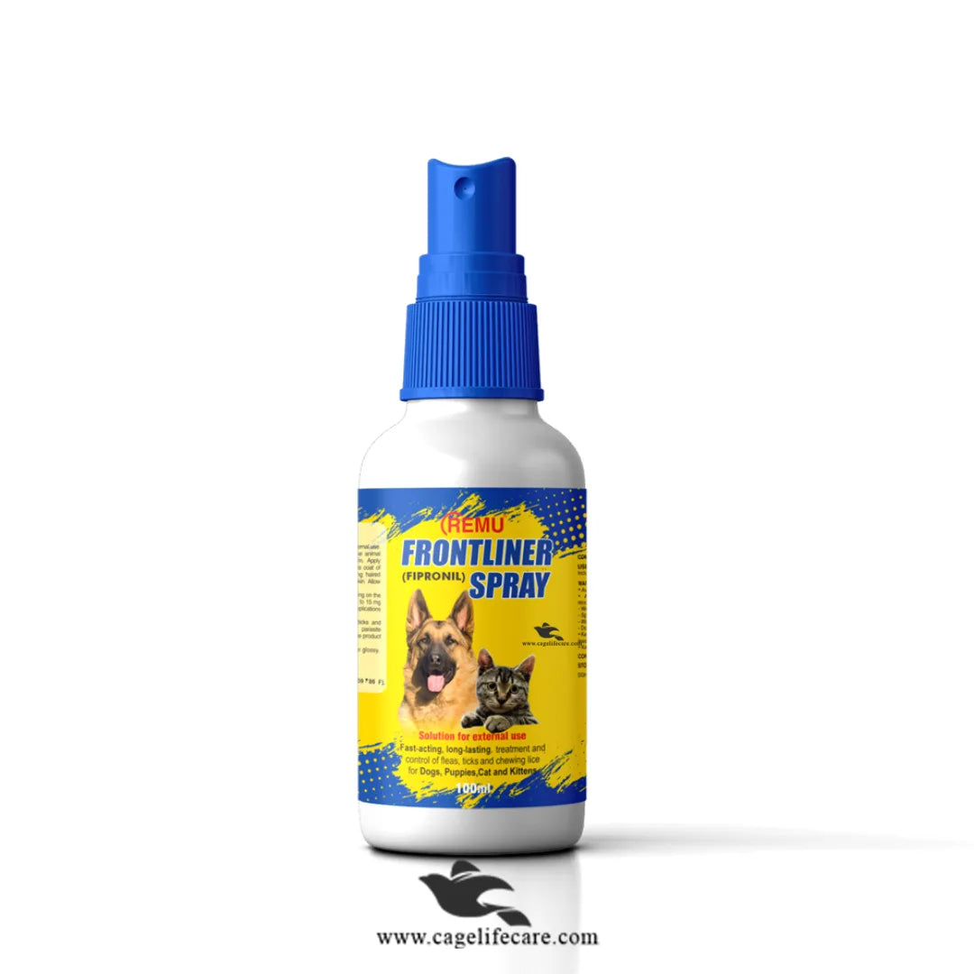 Remu Frontliner – Tick & Flea Spray for Dogs & Cats