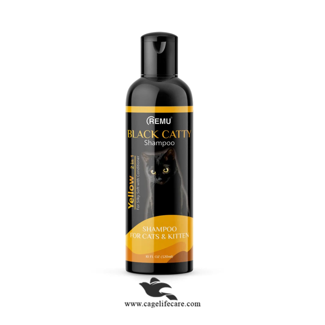 Remu Special Black Catty Shampoo Premium for Cats & Kittens YELLOW