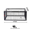 Pigeon Trap Cage - Foldable Metal 4-Sided Entry