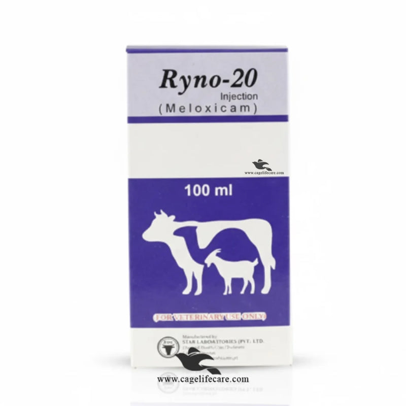 Ryno 20 Injection – Meloxicam Pain Relief for Livestock & Veterinary Use