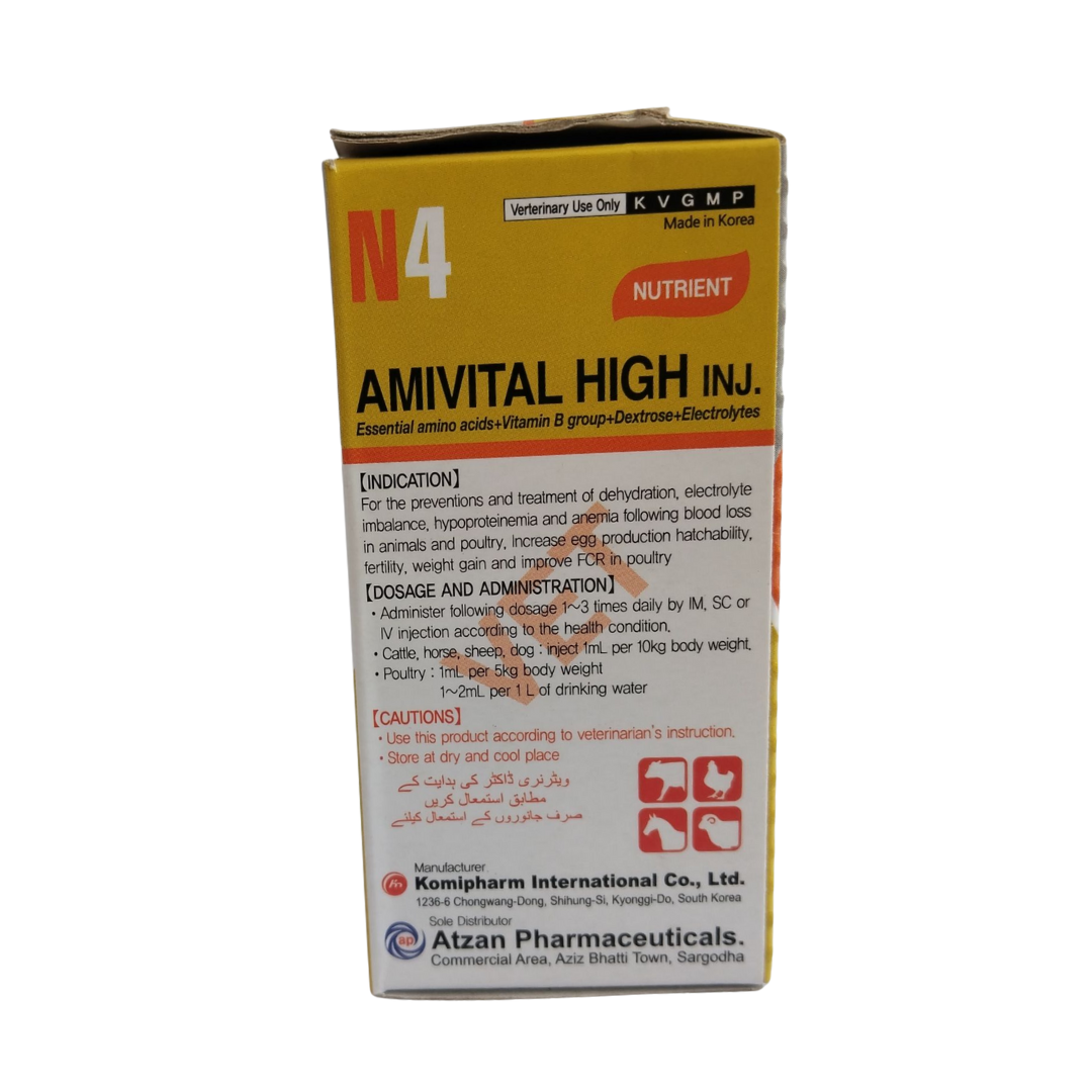 Amivital High Injection – Poultry, Animals & Livestock Health Booster