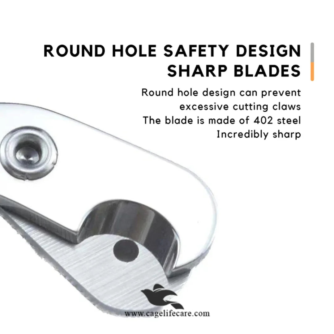 Stainless steel pet nail clipper for puppies and small pets