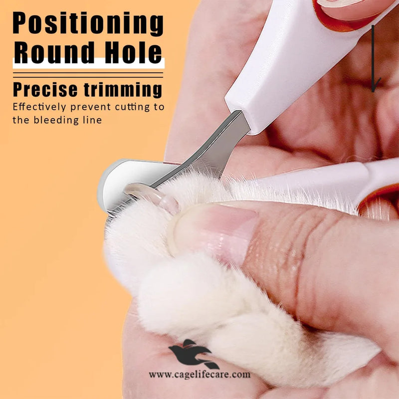 Safe Nail Cutter for Kittens, Cats & Puppies – Stainless Steel Grooming Clipper