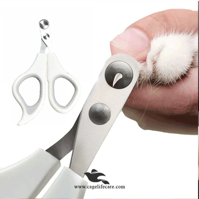 Safe Nail Cutter for Kittens, Cats & Puppies – Stainless Steel Grooming Clipper