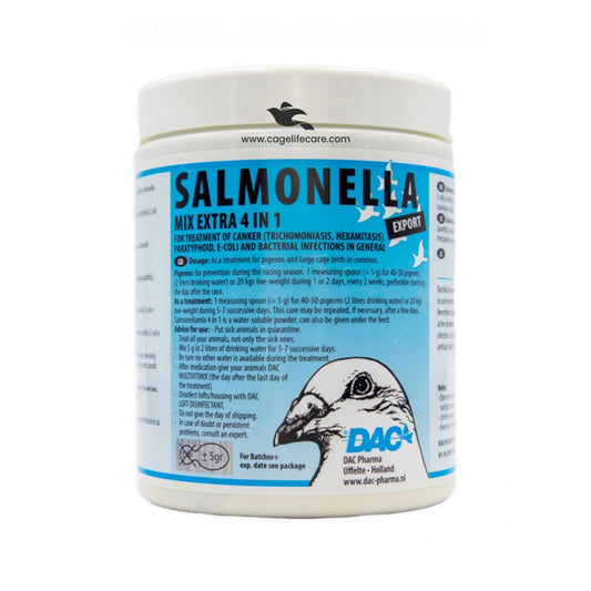 Salmonella 4 in 1 – Treatment of Bacterial Infections in Birds