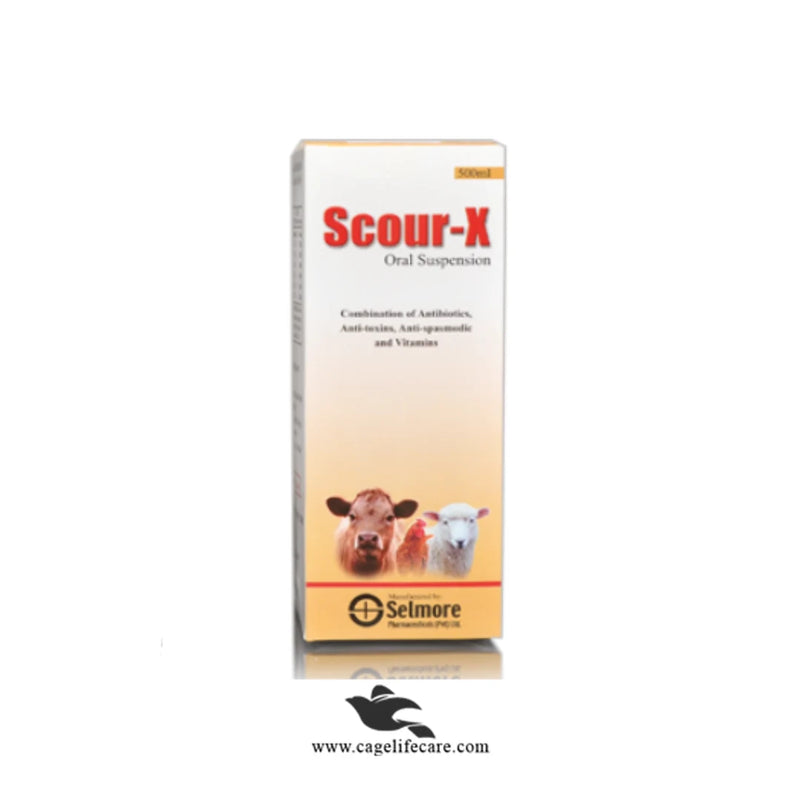 Scour-X Oral Suspension – Effective Diarrhea Control for All Animals