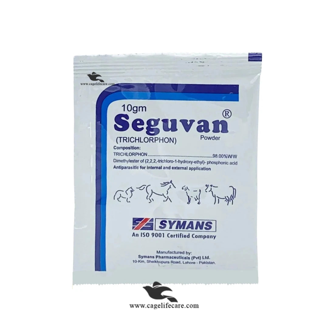 Seguvan Powder Spray – Treatment of Parasites & Mites in Poultry & Livestock