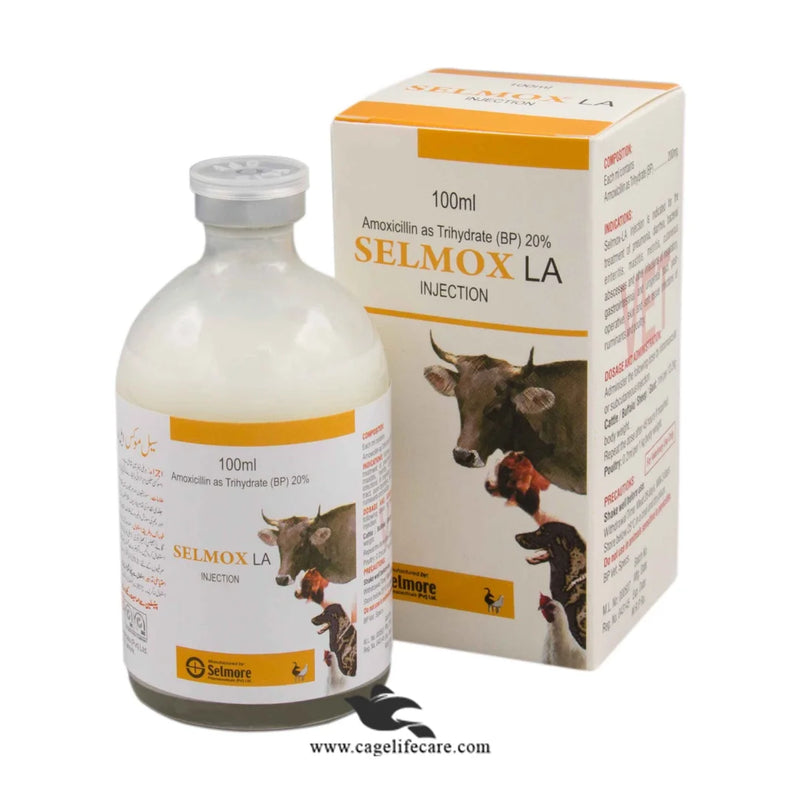 Selmox LA Injection – Long-Acting Amoxicillin for Livestock & Poultry