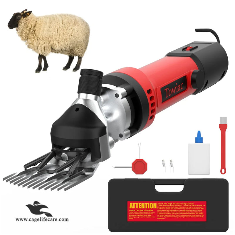Sheep Shears Electric Clippers 2500RPM – 6-Speed Heavy Duty Livestock Grooming Machine