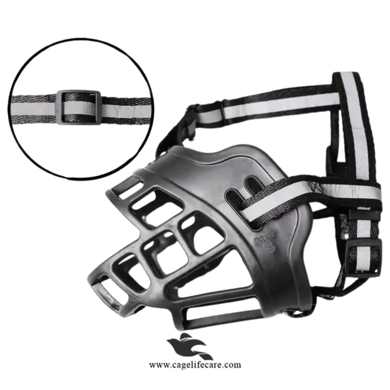 Silicone Dog & Puppy Muzzle – Soft Adjustable Anti-Bite Training Muzzle