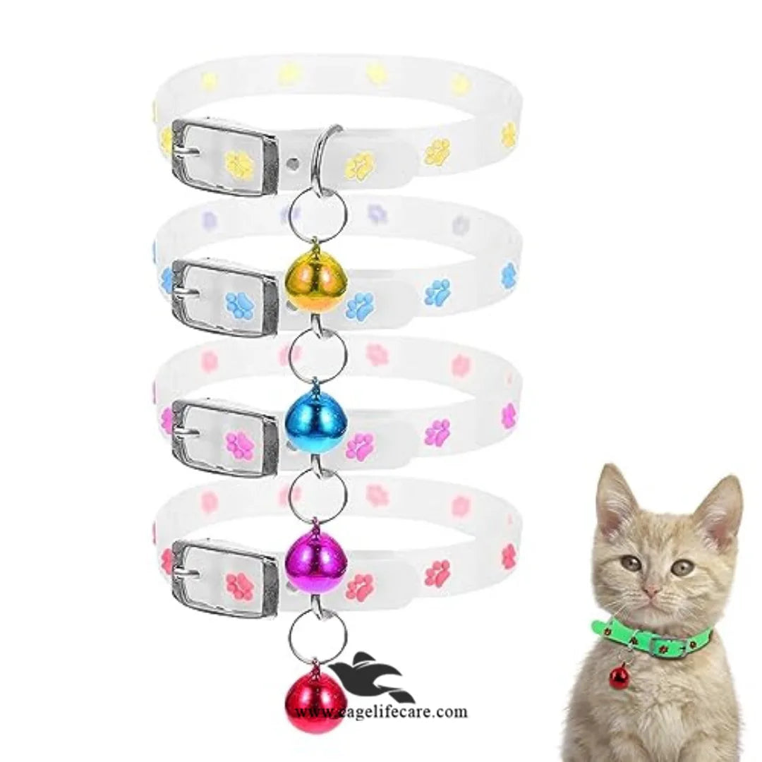 Silicone Rubber Cat & Puppy Collar – Adjustable & Premium (Imported) 