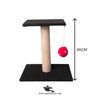 Single Top Cat Scratcher – 46cm with Top Sit & Play Ball
