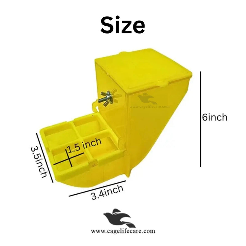 Slider Seed Hopper for Birds – Auto Seed Container