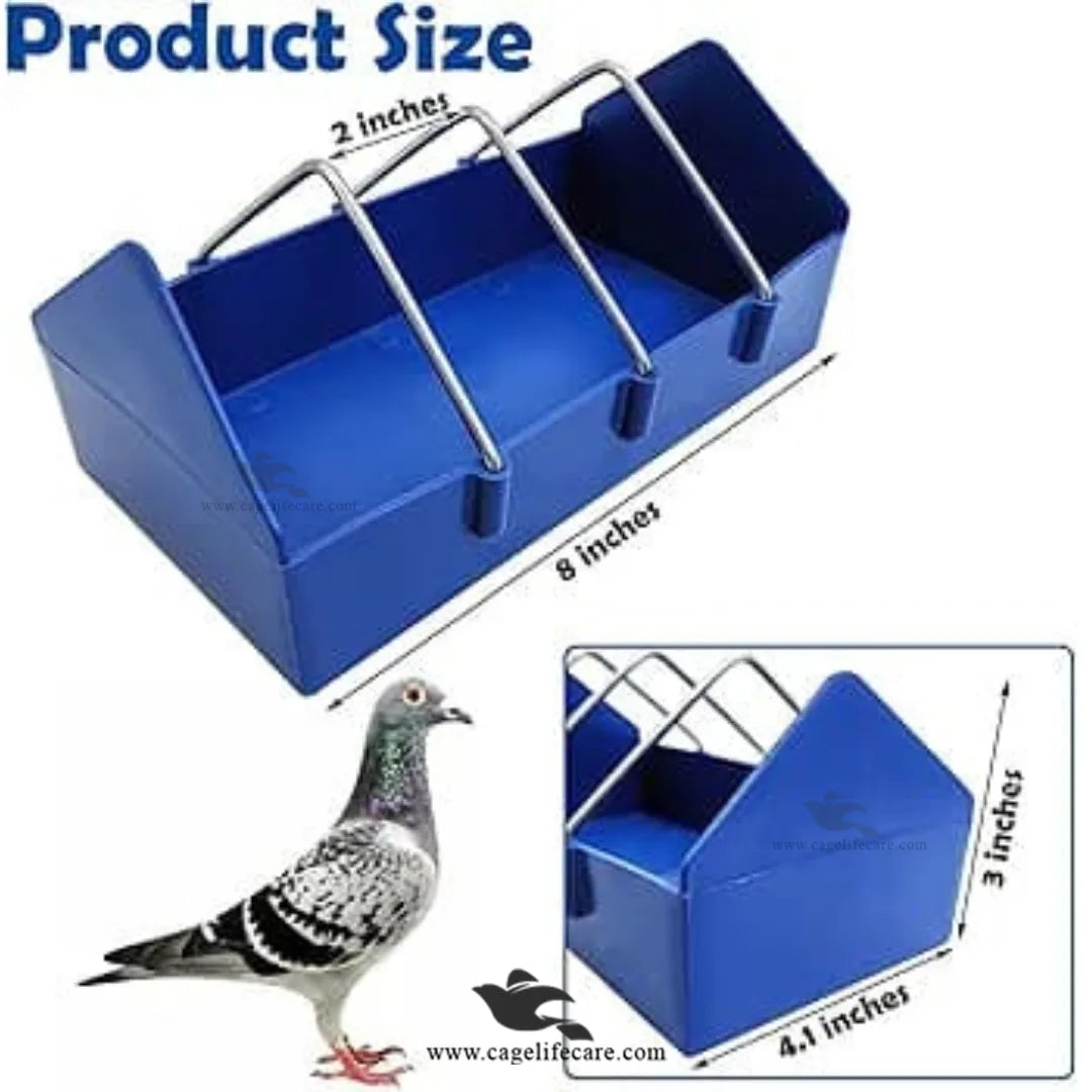 Small Plastic Grill Feeding Tray 20cm - for Birds Pigeons and Poultry