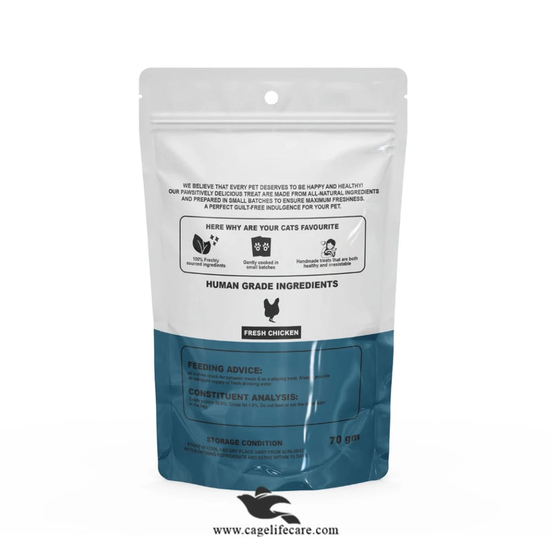 Soft Chicken Liver Bites Jerky Cat Treat – 70g