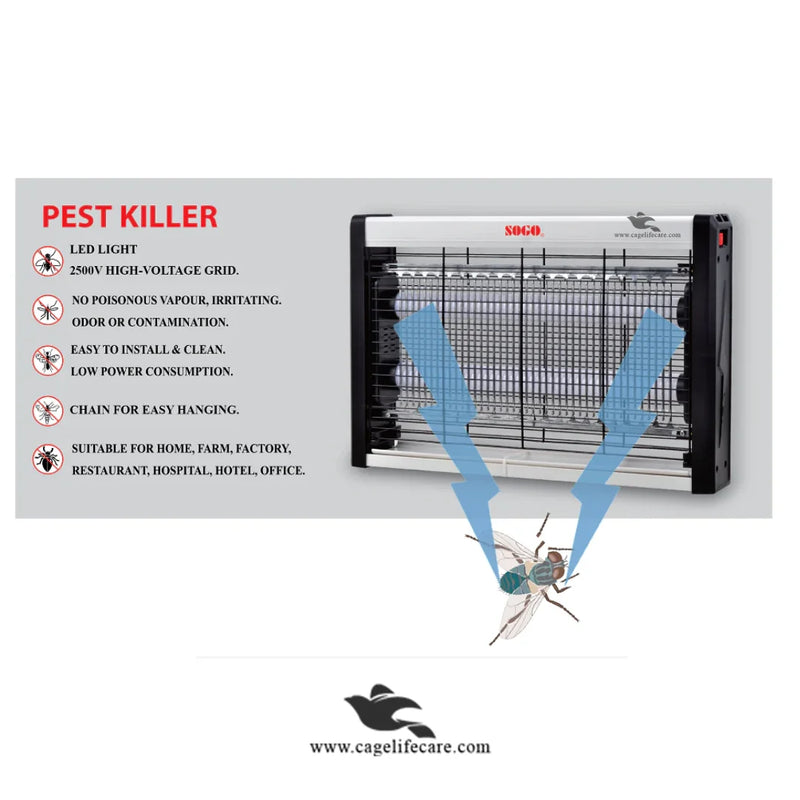 Sogo Pest Killer – Metal Body UV Insect Killer (1.5ft & 2ft)