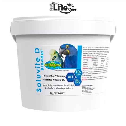 Soluvite D Breeder – Essential Vitamins + Booster D3