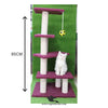 Spiral 4-Step Cat Scratcher – 95cm with Multi-Level Sits & Play Ball