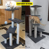 Spiral 4-Step Cat Scratcher – 95cm with Multi-Level Sits & Play Ball