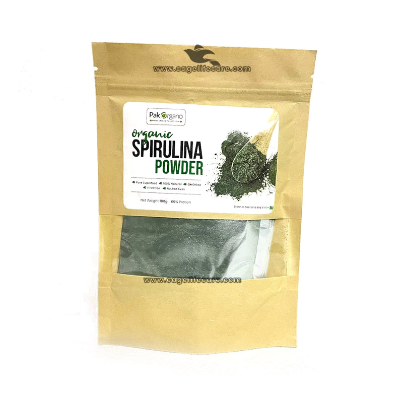 Spirulina Powder 100g – Organic Superfood for Birds