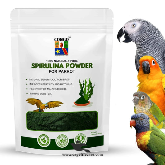 Spirulina Powder 100g – Organic Superfood for Birds