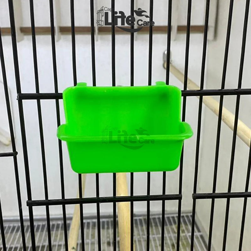 Square Hanging Grit Pots for Small Birds