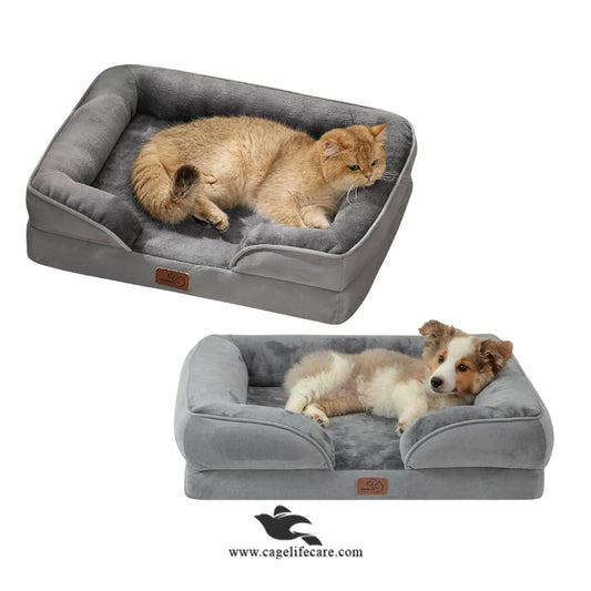 Square medium pet bed for cats and dogs in Pakistan
