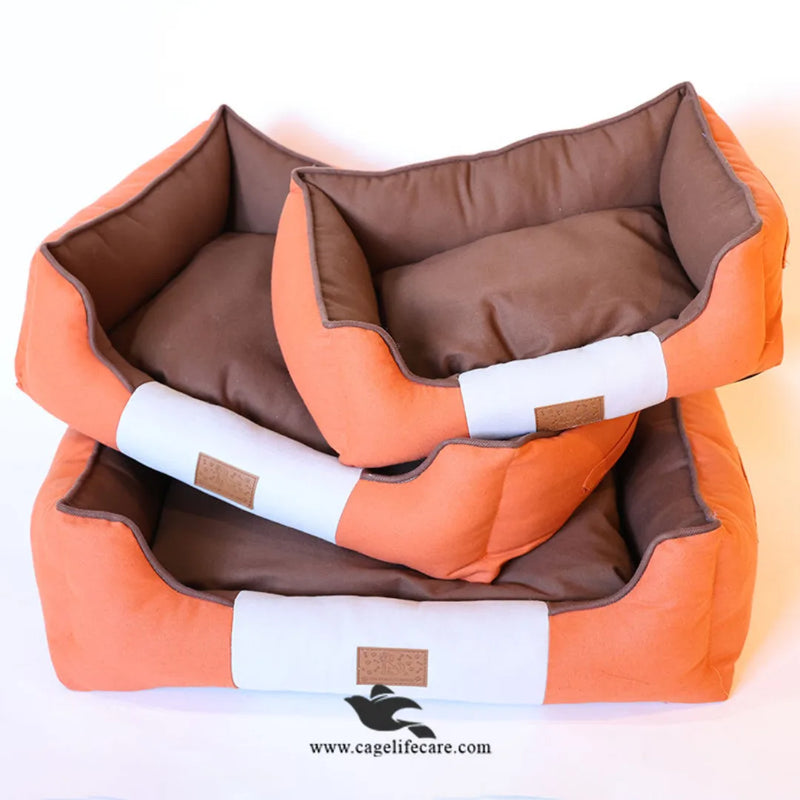 Medium Square Pet Bed – Soft & Comfortable for Cats & Dogs