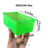 Square Plastic Hanging Pots with Locks for Birds
