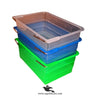 Square Plastic Hanging Pots with Locks for Birds