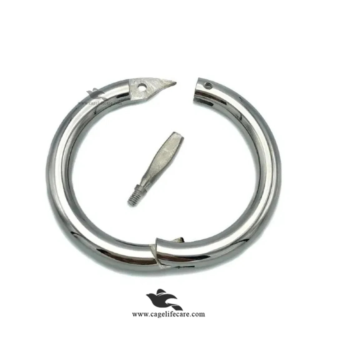 Stainless Steel Bull Nose Ring – Cow Nose Ring Livestock Equipment for Cattle Control & Farm Use