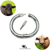 Stainless Steel Bull Nose Ring for Cattle - Small, Medium, Large