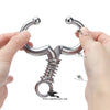 Stainless Steel Bull Nose Ring with Spring – Livestock Control Tool