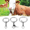 Stainless Steel Bull Nose Ring with Spring – Livestock Control Tool
