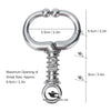 Stainless Steel Bull Nose Ring with Spring – Livestock Control Tool