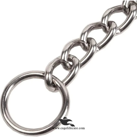 Stainless Steel Choke Chain for Dogs – Small Rings, Hi-Quality