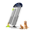 Steel Comb for Cats & Dogs – High-Quality Stainless Steel Pet Grooming Comb