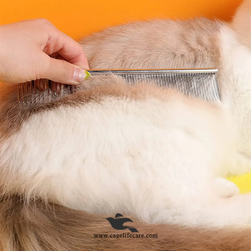 Steel Comb for Cats & Dogs – High-Quality Stainless Steel Pet Grooming Comb